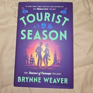 'Tourist Season' Book By Byanne Weaver - Purple Cover
